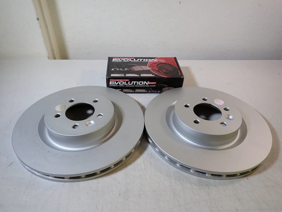 PowerStop CRK6719 Front Brake Kit w Geomet Rotors For Land Rover LR4 2010 Foto 2 de 4