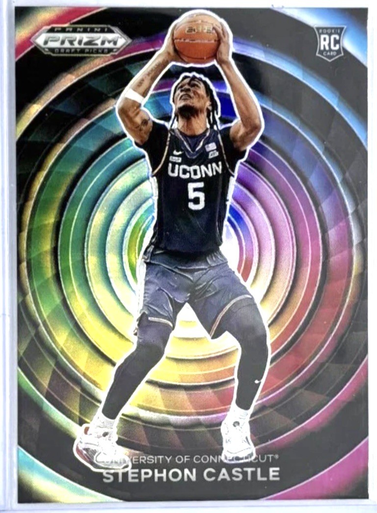 2024 Prizm Draft Picks Color Wheel Rookie Case Hit Stephon Castle Spurs