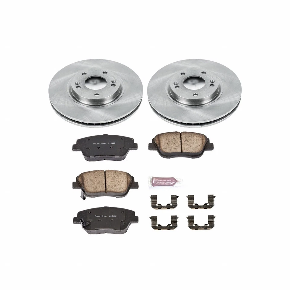 Power Stop Brake Kit For Hyundai Sonata 2010-2015 Front Autospecialty Foto 2 de 4
