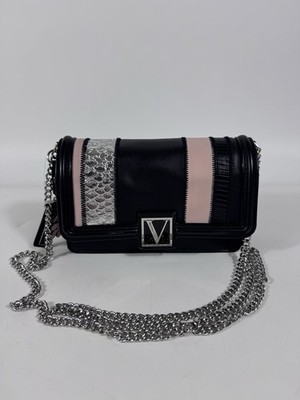 Victoria's Secret The Victoria Mini Shoulder Bag in a black colorblock