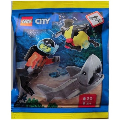 LEGO City Deep Sea Explorers with Shark Paper Bag 952503 (SEALED