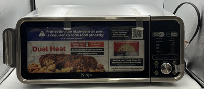 Ninja SP101 Digital Air Fry Countertop Oven 8-in-1 XL Flip-Up Silver
