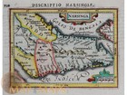 Narsinga Old map India, Bertius Hondius atlas 1616