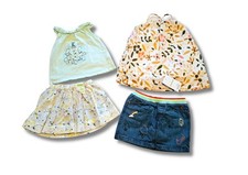 VERTBAUDET 2-3 and 3-4 Years Floral Dress, Top, Bird Skirt, Denim Skirt NEW VGC 