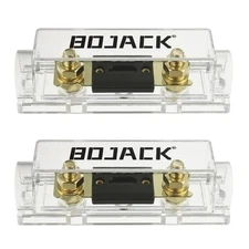 BOJACK 0/2/4 Gauge ANL Fuse Holder and 100 Amp ANL Fuses for 0 2 4 8 Gauge AW...