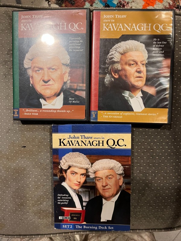 TV DVD lot KAVANAGH Q.C. John Thaws QC - SETs 1, 2, 3 ITV British cavanagh