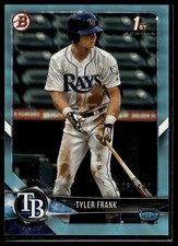 2018 Bowman Draft #BD-156 Tyler Frank Sky Blue #/499