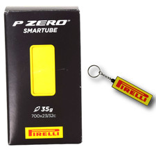 Pirelli P Zero SmarTube 23/32-622, Presta 60mm -Bicycle Tube w/Keychain