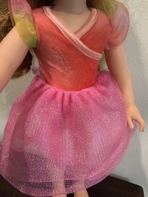 American Girl Willa 14.5'' Wellie Wishers Nature Fairy Outfit ,Pink Skirt Only