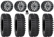 ITP SD10 Bdlk 15x6.5 Wheels GM 30" XT400 Tires Can-Am Maverick R