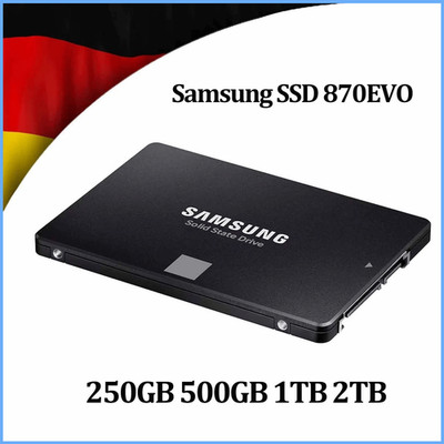 Samsung 870 EVO SATA III 2,5'' SSD 250GB 500GB 1TB 2TB Solid State Drive Lot NEW