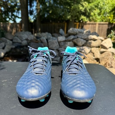 Nike Magista Ola II FG Soccer Cleats Football Blue‎ White 11 Shoes 844420-414 Nike Magista Ola II FG Soccer Cleats Football Blue White 11  main image 3