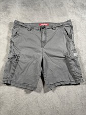 VINTAGE Unionbay Cargo Shorts Mens 40 Gray Y2K Skater Grunge Baggy Relaxed Fit
