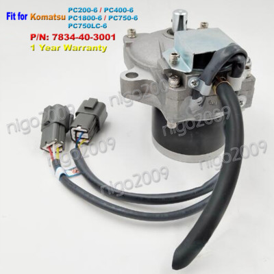 Throttle Motor 7834-40-3001 Fit for Komatsu PC400-6 PC750-6 PC1800-6 PC750LC-6 *