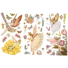 ReDesign with Prima Transfer - Fairy Flowers