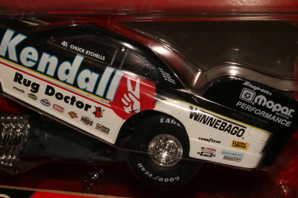 Racing Champions 1996 NHRA Funny Car, Chuck Etchells Dodge escala 1:24 en caja Foto 4 de 4
