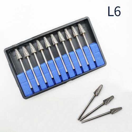Dental Tungsten Burs Drill Polisher Plaster Alloy Acrylic Carbide Steel 10pc - Picture 13 of 13
