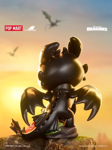 POPMART THE MONSTERS How To Train Your Dragon LABUBU Blind Box Figura Casuale 1pz - Foto 6 di 17
