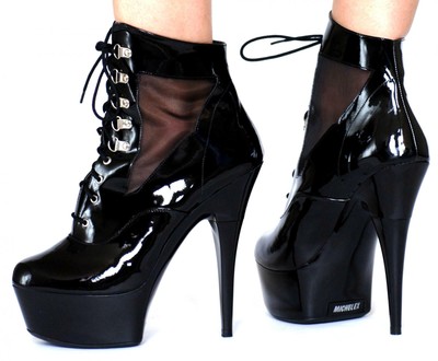 pvc platform boots