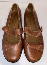 Natural Soul By Naturalizer Womens 9 M Mary Jane Slip On Shoes Tan