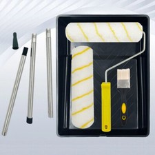 12Pcs Set Paint Roller Set - Extendable Handle for Wall Ceiling Painting 9"