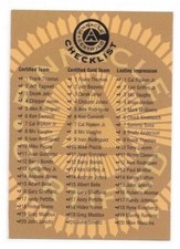 1997 Pinnacle Certified Baseball Trading Cards / You Choose #s 1 - 150 / mb41