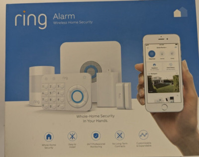Ring 2nd Gen 4K11SZ-0EN0 Wireless Indoor Alarm Security Kit - 5 Piece