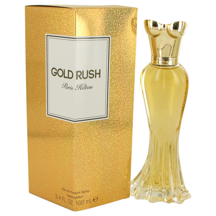 Gold Rush Eau De Parfum Spray By Paris Hilton 3.4oz