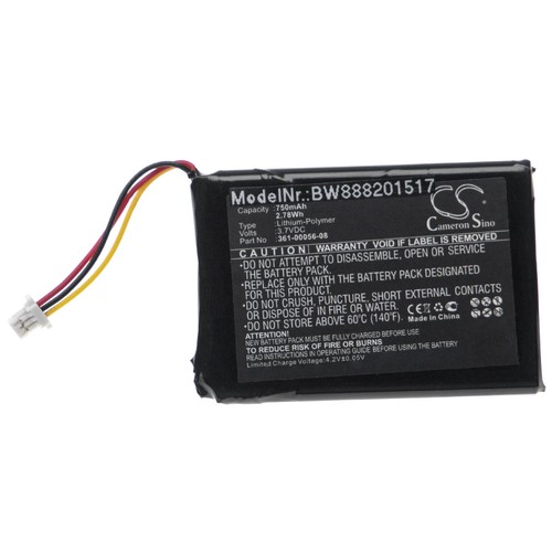 Batterie De Remplacement 750mAh Li-Po Pour Garmin Nuvi 68LMT, 57LMT, 56LM, 55LMT, Etc. - Neuf Sous Blister