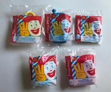 Set of 5 1996 McDonald's Happy Meal Under 3 Toys NEW in sealed bags