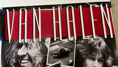 VAN HALEN For Unlawful Carnival Knowledge US Promo Poster 35”x23” Original 1991 - Picture 3 of 11