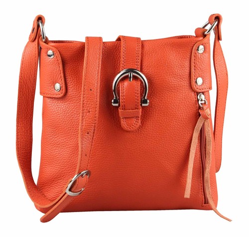 DAMEN echt LEDER TASCHE CROSSBODY BAG Umhängetasche Schultertasche CROSSOVER - Bild 20 von 25