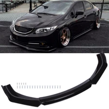For 2013-2015 2014 9th Honda Civic Sedan SI Front Bumper Lip Splitter Spoiler HG