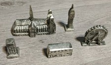 London Mini City Landmarks 5 Piece Metal Souv...