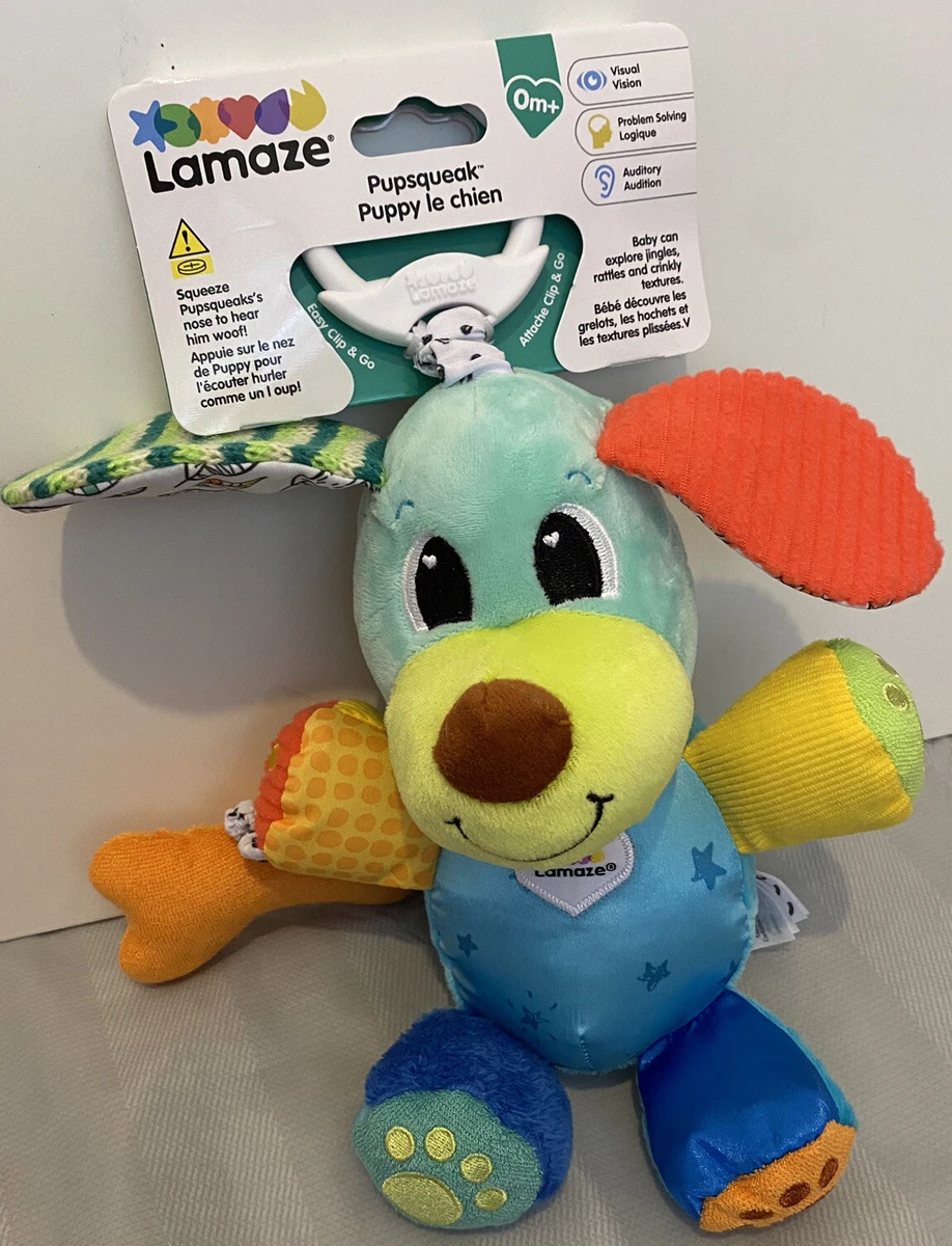 Lamaze Pupsqueak Puppy Dog Sensory Clip