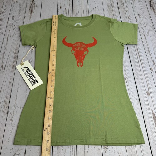 NEW Mountain Khakis Roamer Short Sleeve Graphic T Shirt Womens Medium Cow Skull - Picture 8 of 9