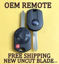 OEM FORD 40 BIT KEYLESS ENTRY REMOTE HEAD MASTER KEY FOB COMBO 164-R8016 692814