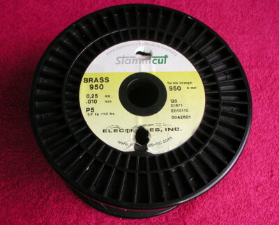Stammcut ''Brass 950 .25mm .010 11LB'' P5 SPOOL OF EDM WIRE Exc