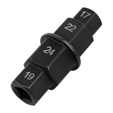 Motorcycle Front Wheel 17 19 22 24mm Axle Hex Spindle Driver Removal Tool Wrench