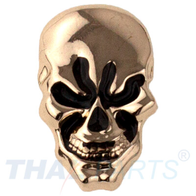 Concho #124 28mm x 17mm Schädel Conchos Gold