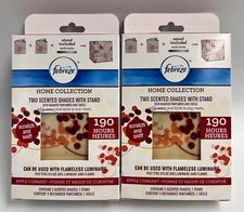 4 Febreze Scented Shade refills APPLE CURRANT fit Flameless Luminaire Luminary