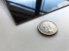 Thin 3-ply black/white/black blank sheet for guitar pickguards  truss rod cover