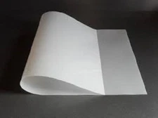 (2-Pk) Flexible HDPE Plastic Sheet - 0.030" thick - White - 12" x 12" 