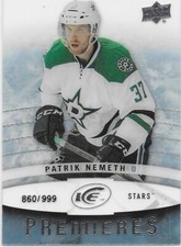2014-15 Upper Deck Ice PATRIK NEMETH Ice Premieres rookie card #100
