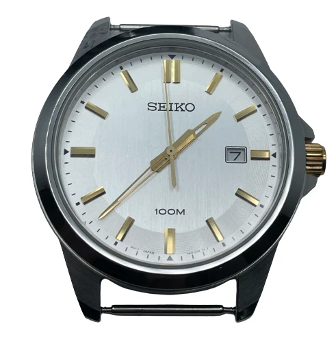 SEIKO SUR247 Men s quartz stainless case hardlex crystal date WR