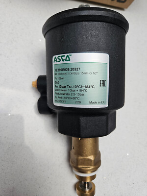 Asco XE290B036.20527 Flüssigkeiten/Gase 10 bar Eckkörper Kolbenventil