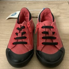 Cat Jack Toddler 'No Tie' Casual Shoes Side Zippers- RED SIZE 6