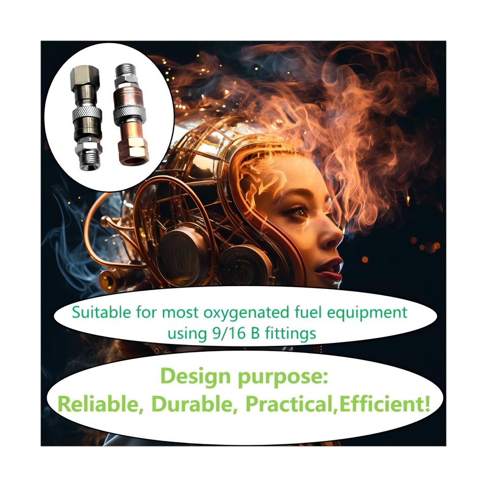 Upgraded Oxy Acetylene Quick Connects, Oxyfuel to Torch Quick Connect