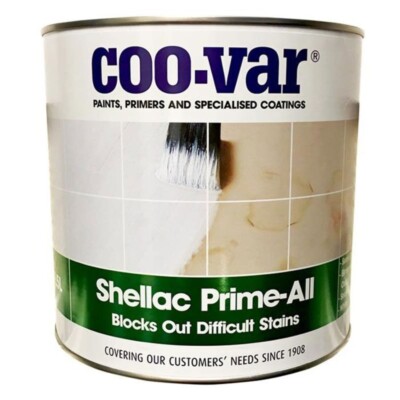Coo-Var® Shellac Prime All White Paint 1ltr SPOT PRIMER | eBay UK