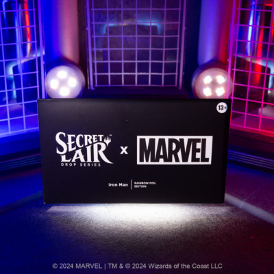Magic the Gathering (MTG) Secret Lair x Marvel's Iron Man (Rainbow